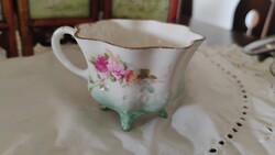 Apró antik porcelán -  vélhetően Porzellanfabrik Prussia miniatűr porceláncsésze - cc 1890-1915