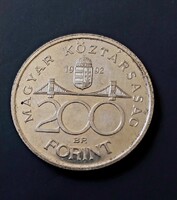 3 db Ezüst 200 forintos 1992
