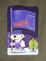 Kártyanaptár,Szeged,Hőszolgáltató Kft.,grafikai,reklám figura, 2004   (8)