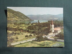 Képeslap,Dunakanyar,Dömös látkép,részlet, 1965-