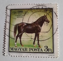 1989 200 éves a Bábolnai ménes 3 Ft pecsételt ( O Bajan)