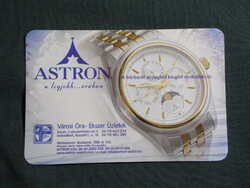 Kártyanaptár,Óra ékszer üzlet,Kecel,Astron karóra, 2004   (8)