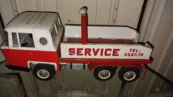 Joustra Bernard Service lemez játék teherautó az 1960-as évekből