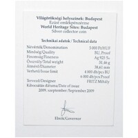 Magyarország,5000 forint 2009 - Budapest - Certifikáció