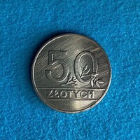 Lengyelország - Poland - 50 slotych - 1990 coin