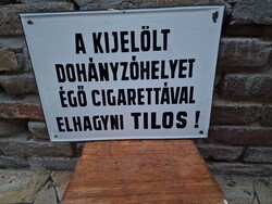 Antik zománc tábla régi zománcos táblák fali dekoráció loft industrial