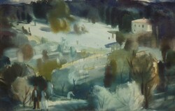 (K) Xantus Gyula (1919-1993) : Budai táj