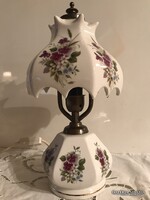 LÁMPA - IBOLYÁS - PORCELÁN - RÉZ - 33 x 16 cm - ANCIENT - GERMAN - PERFECT CONDITION