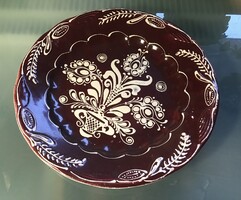 Festett GRÁNIT-tányér Átmérő: 23 cm