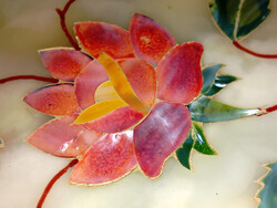 MÁRVÁNY FALI TÁNYÉR  abalone intarziás -  Art&Decoration