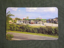 Kártyanaptár,MOL Magyar olaj és gázipari Rt.,benzinkút,Velence,2001   (8)