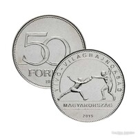 2019 VÍVÓ VB 50 FORINT ROLNIBÓL KAPSZULÁBAN