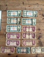 Régi Forint Lot, Régi forint bankjegyek