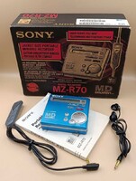 TESZTELT! Karcmentes! SONY MZ-R70 digital recording MD walkman minidisc lejátszó felvevő