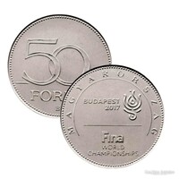 2017 FINA-ÚSZÓ VB 50 FORINT ROLNIBÓL KAPSZULÁBAN