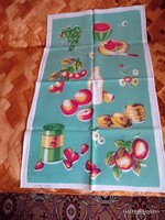AUSZTRÁL VÁSZONFÉLE FALI DÍSZ KONYHÁBA  , MÉRETE:45 X 77 CM