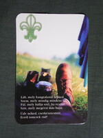 Kártyanaptár,Magyar Cserkész szövetség,2000   (8)