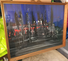 Kapcsa János - Nyárfás (50x70 cm)