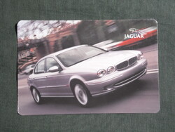 Kártyanaptár,Jaguar X-Type szedán autó,Budapest bemutatóterem,2002   (8)