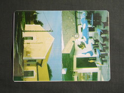 Kártyanaptár,Vörös fgadó,Discont söröző,kocsma,étterem,Kaposvár,Barcs,2000   (8)