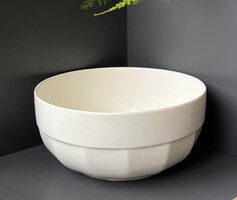 Art Deco klasszikus minimalista fehér Gránit kerámia pogácsás tál
