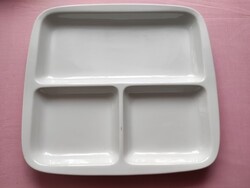 Seltmann Weiden Bavaria „Praktica” osztott porcelán menütálca / kínálótál
