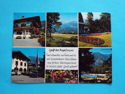 Képeslap (61) - Németország (NSZK) - Bayrischzell mozaik 1970-es évek
