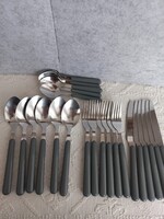 Inox evőeszköz készlet(23 db)"Stanless Steel" rozsdamentes felirattal, alkudható