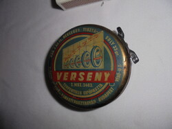 VERSENY cipőpaszta lemezdoboz, pléh doboz - 1960-as évek