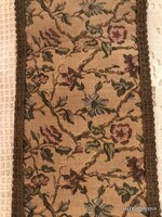 GOBELIN - RÉZ - INASCSENGŐ SZÁR - 102 x 17 cm - TÖMÖR NEHÉZ - KÉZIMUNKA - OSZTRÁK