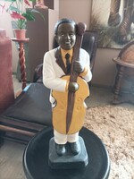 Jazz zenész szobor (56-cm.)