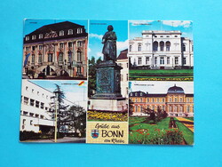 Képeslap (61) - Németország (NSZK) - Bonn mozaik 1960-as évek