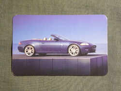 Kártyanaptár,Jaguar autókereskedés,Budapest,Miskolc,Pécs,Jaguar XK Convertible autó, 2007   (8)