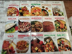 Dr. Oetker szakácskönyv sorozat 15 kötete egyben