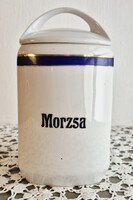 Csehszlovák ,,Morzsa" porcelán fűszertartó kb.: 21 x 11 cm
