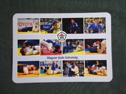 Kártyanaptár,sport,Magyar Judo szövetség, 2008   (8)