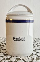 Csehszlovák ,,Czukor" porcelán fűszertartó kb.: 21 x 11 cm