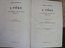 Marx A tőke I-II-III könyvek