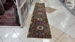 4533 LEÁRAZÁS Gyönyörű Tisztított Gyapjú Futó Szőnyeg 70X360CM