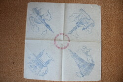 Old Single-Layer Napkin 28 x 28 cm