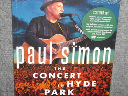 PAUL SIMON THE CONCERT IN HYDE PARK 2cd+1dvd CD ÚJ gyári bontatlan