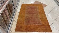 4538 ÁLOMSZÉP INDIAI Gabbeh kézi csomó gyapjú szőnyeg 120X175CM