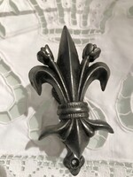 FOGANTYÚ - FÉM FRANCIA - LILIOM - 9 x 4 x 4 cm  - TÖMÖR -  - HIBÁTLAN