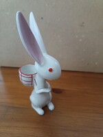 Aquincumi Porcelán Nyuszi Puttonnyal (Ősz Szabó Antónia) – Hibátlan!