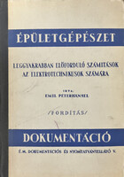 Emil Peterhansel: Épületgépészet dokumentáció