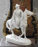 Herendi Porcelánmanufaktúra – Hortobágyi Csikós Legény a Lován. Eredeti, szignált, hibátlan!