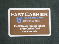 Kártyanaptár,USA,Cleveland,Ohio,Cleveland Trust Bank,biztosító, 1976   (8)