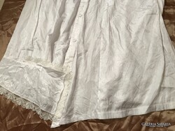 R. LEEZIO - RUHA - PAMUTSELYEM - CSIPKE - mell - 88 hossz - 100 cm - HIBÁTLAN
