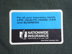 Kártyanaptár,USA,Columbus,Ohio,Nationwide Insurance biztosító, 1975   (8)