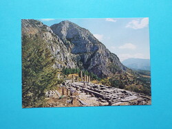 Képeslap (61) - Görögország - Delphi - Apollo temploma 1980-as évek
